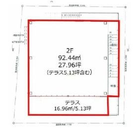 神宮前HAMAYAビル 2階(店舗) 間取り図