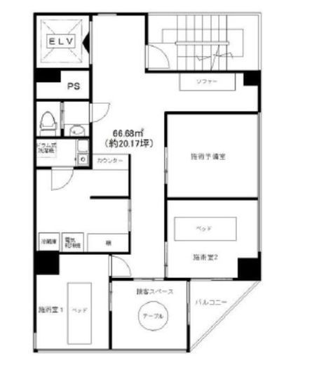 トラスト浜松町ビル 5階 間取り図