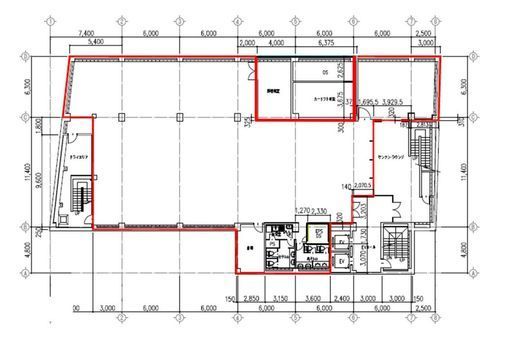 WESTALL四谷ビル B1階 間取り図