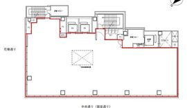 銀座中央通りMMビル(旧:銀座8丁目中央通りプロジェクト) 2階 間取り図