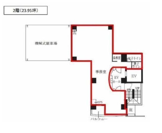 リードシー飯田橋ビル 2階 間取り図