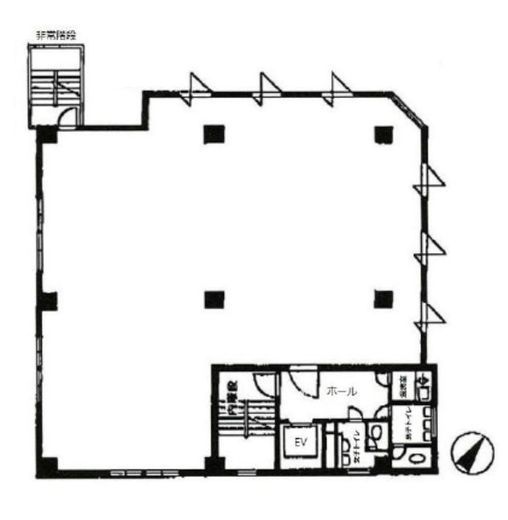 矢島ビル(田町) 4階 間取り図