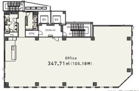 西新宿 BUSINESS CUBE 5階 間取り図