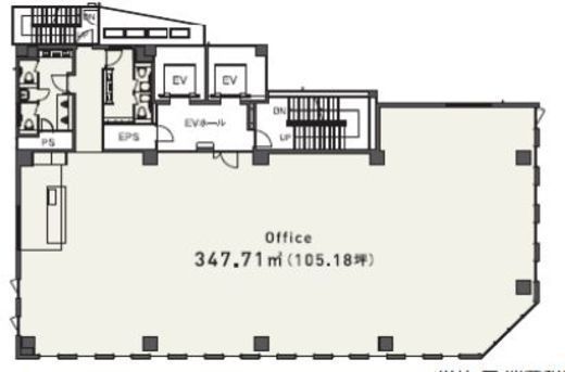 西新宿 BUSINESS CUBE 6階 間取り図