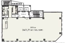 西新宿 BUSINESS CUBE 6階 間取り図