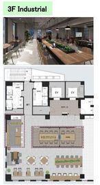 西新宿 BUSINESS CUBE 3階 間取り図