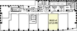 霞が関ビジネスセンター 407 間取り図