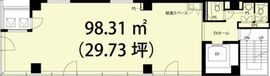 クローバー日本橋 5階 間取り図