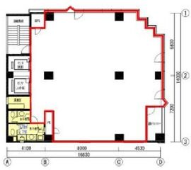 木下ビルディング 8階 間取り図