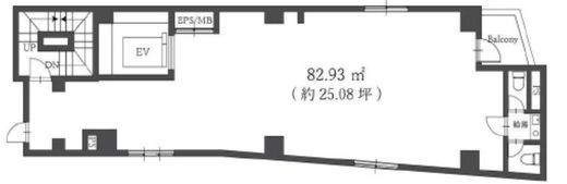 赤坂ストリートビルディング 3階 間取り図
