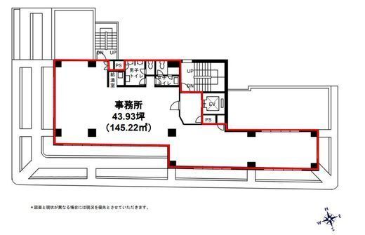 神田オーシャンビル 5階 間取り図