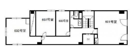 大洋ビル 600 間取り図