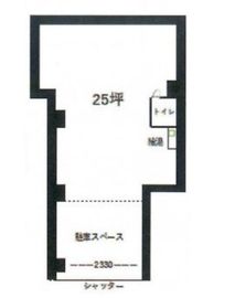 岩間ビル 2階 間取り図