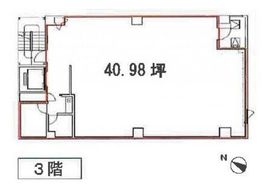 陽光銀座三原橋ビル 3階 間取り図