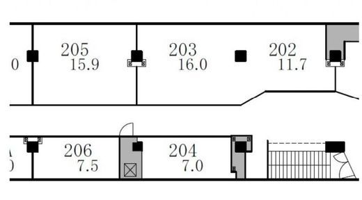 銀座ファイブ 205 間取り図