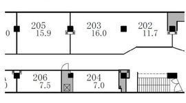 銀座ファイブ 205 間取り図