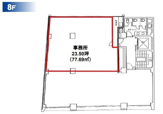 小谷ビル 8階 間取り図