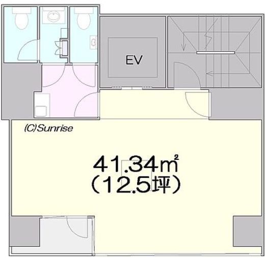 ACN渋谷ビル 8階 間取り図