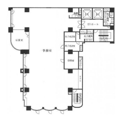 古賀オールビル 6階 間取り図