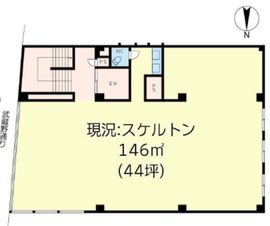 Mビル(新宿) 6階 間取り図