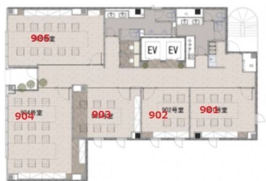 MARK SQUARE 御徒町 903 間取り図