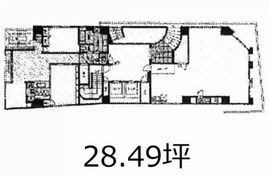 麹町志村ビル 1階2 間取り図
