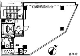 TQ岩本町(旧:MCC神田岩本町ビル) 10階 間取り図