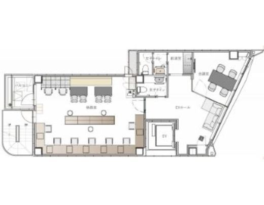 +SHIFT KANDA 3階分割 間取り図