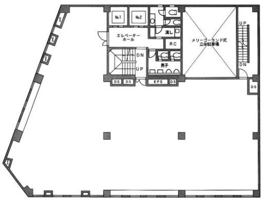 神田平沼ビル 4階 間取り図