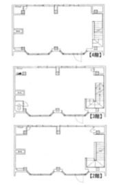 茜草壺ビル 2-4階 間取り図