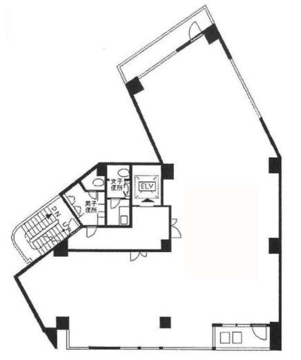S-Glanz KUDAN BLD. 6階 間取り図