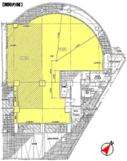 ルート麻布十番(店舗) 1階 間取り図