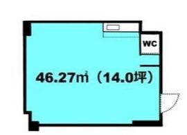 第3平沢ビル 11階A 間取り図