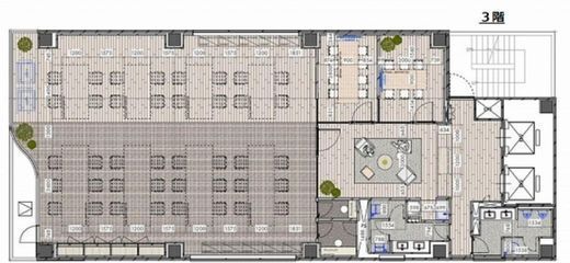 東日本橋セントラルプレイス 6階 間取り図