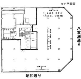 朝日ビルヂング 6階 間取り図
