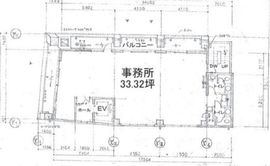 ハニー小伝馬町ビル 6階 間取り図