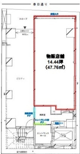 エス・スペース 1階 間取り図