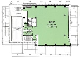 TIE浜町ビル 4階 間取り図