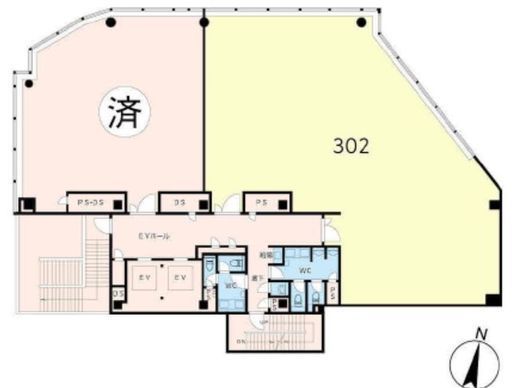 Barbizon8 302 間取り図