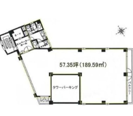 サカイビル 5階 間取り図