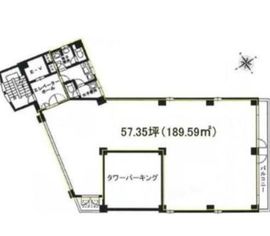 サカイビル 5階 間取り図
