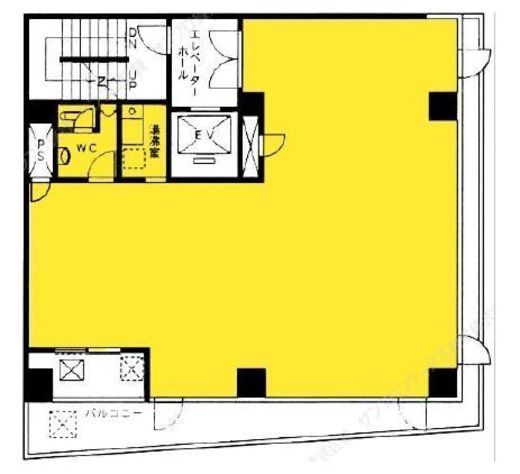 布萬スカイビル 7階 間取り図