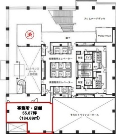アルカウェスト 2階 間取り図