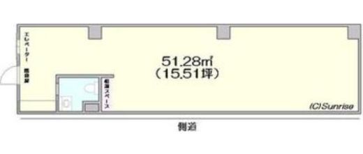 TBM西新橋 5階 間取り図