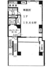菅家ビル 1階 間取り図