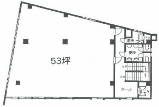 麻布台徳井ビル 501 間取り図