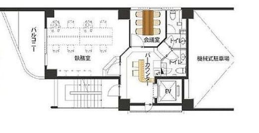 Biz-Field目黒 3階 間取り図