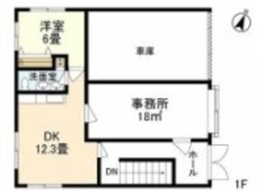 西澤ビル 1階 間取り図