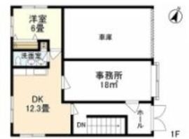 西澤ビル 1階 間取り図