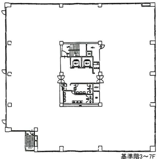 目黒山手通りビル 3階A 間取り図